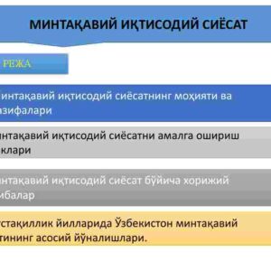 Mintaqaviy iqtisodiy siyosat