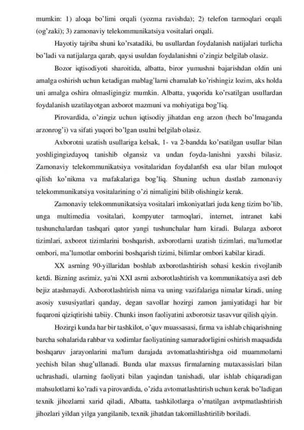 Axborot texnologiyalari haqida tushuncha - Image 2