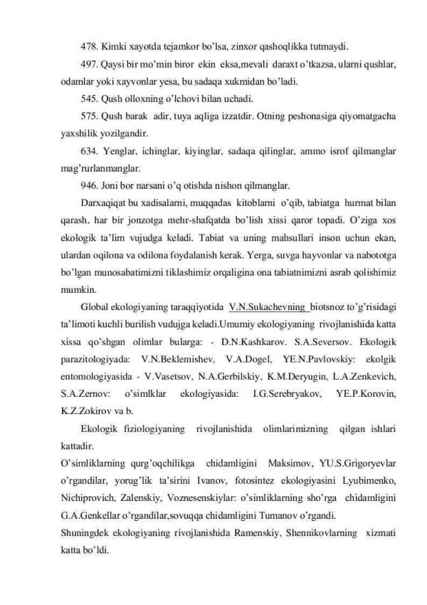 Hadislar va ekologiya - Image 2