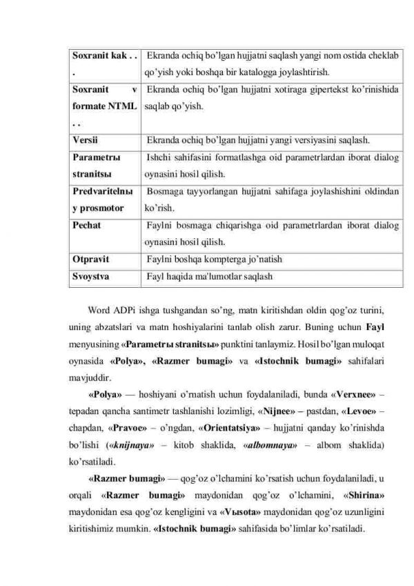 Matn axborotlarini qayta ishlash texnologiyalari - Image 3