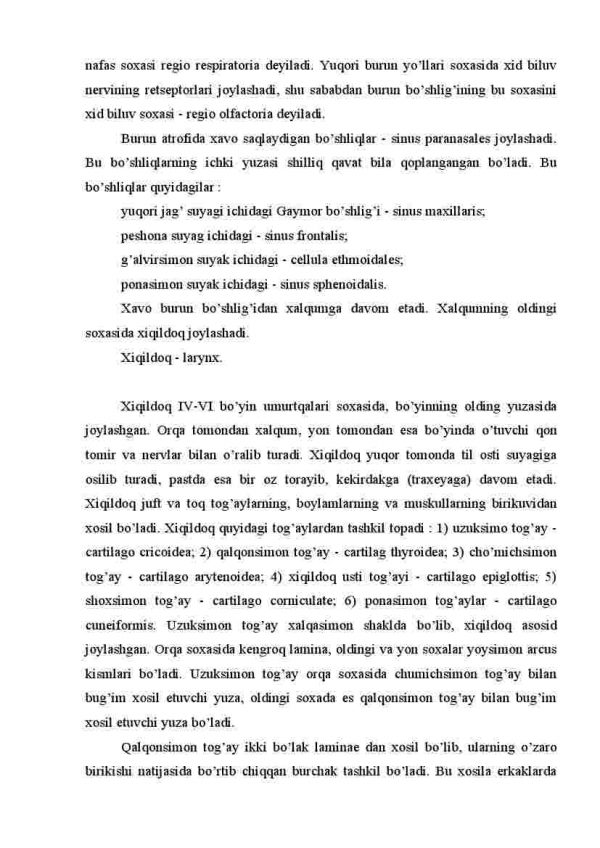 Nafas olish a'zolarining tuzulishi va nafas olish mehanizmini o'rganish - Image 3