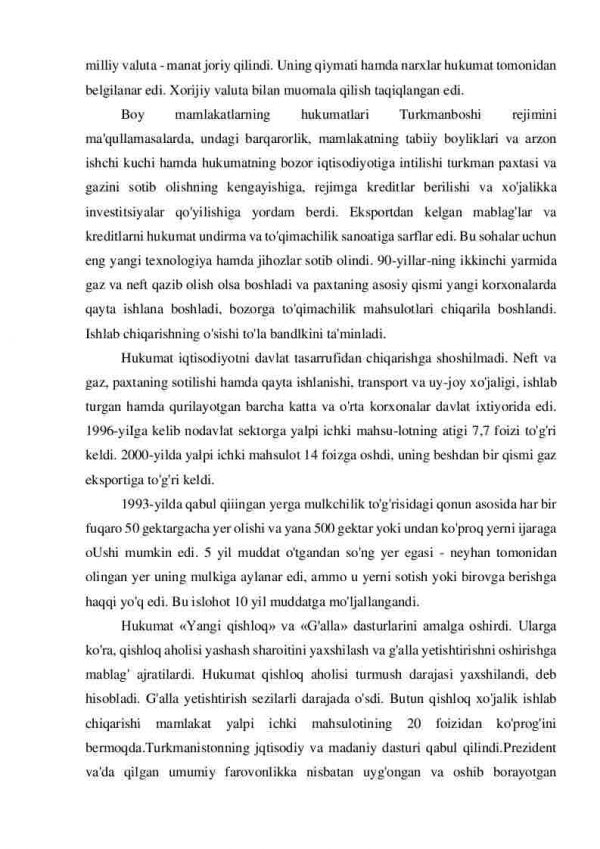 Turkmaniston Respublikasi - Image 3