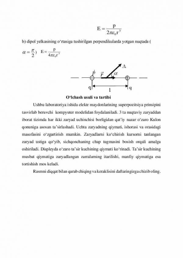 Nuqtaviy zaryadlarning elektr maydoni - Image 4