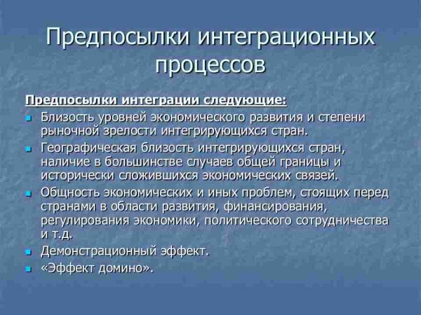 Международная экономическая интеграция - Image 3