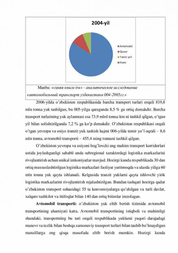 O'zbekiston respublikasi iqtisodiyotida logistika markazlari va erkin iqtisodiy hududlar: tashkil etish asoslari va istiqbollari - Image 4