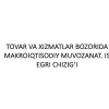 Tovar va xizmatlar bozorida makroiqtisodiy muvozanat. IS egri chizig'i