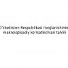 O'zbekiston Respublikasi rivojlanishining makroiqtisodiy ko'rsatkichlari tahlili