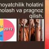 Jinoyatchilik holatini baholash va pragnoz qilish