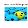 Inson odobi bilan go'zal