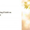 Novdalarning o'sishi va shoxlanishi