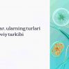 Plastidalar, ularning turlari va kimyoviy tarkibi