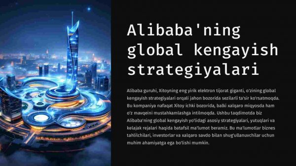 Alibabaning global kengayish strategiyalari