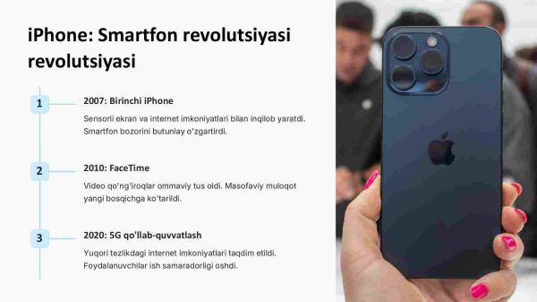 iPhone: Smartfon revolutsiyasi