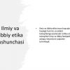 Dinning ilmiy va tibbiy etika bilan bog'liqligi - Image 4