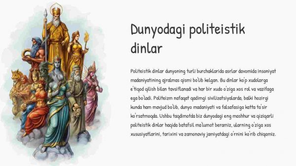 Dunyodagi politeistik dinlar