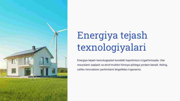 Energiya tejash texnologiyalari