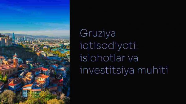 Gruziya iqtisodiyoti: islohotlar va investitsiya muhiti