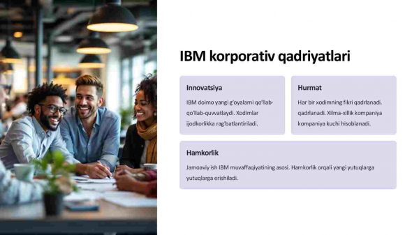 IBMning korporativ madaniyati va innovatsion loyihalari - Image 2