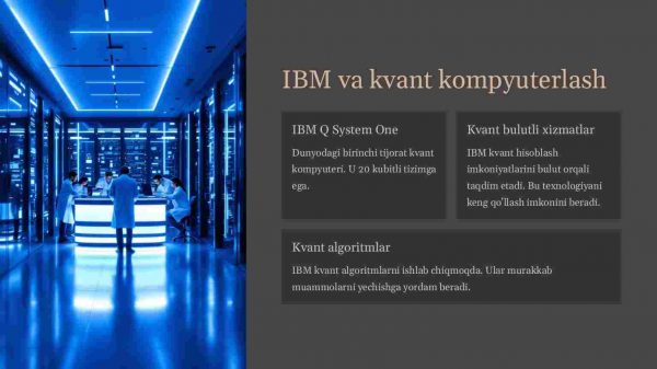 IBMning sun'iy intellekt va kvant kompyuterlashdagi roli - Image 3