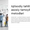 Iqtisodiy tahlil: asosiy tamoyillar va metodlari