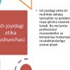 Ish joyidagi etika va xulq-atvor qoidalari - Image 3