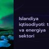 Islandiya iqtisodiyoti: turizm va energiya sektori