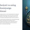 Islom madaniyati va uning jahon sivilizatsiyasiga qo'shgan hissasi