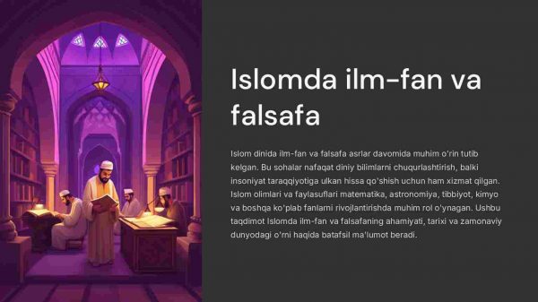 Islomda ilm-fan va falsafa