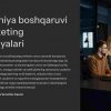 Kompaniya boshqaruvi va marketing strategiyalari
