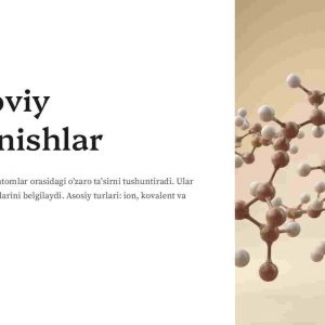 Kimyoviy bog'lanishlar