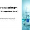 Kislotalar va asoslar: pH va asid-baza muvozanati