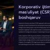 Korporativ ijtimoiy mas'uliyat (CSR) va boshqaruv