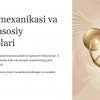 Kvant mexanikasi va uning asosiy prinsiplari