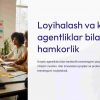 Loyihalash va kreativ agentliklar bilan hamkorlik