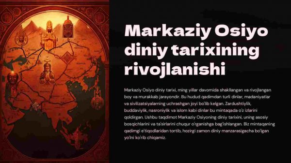 Markaziy Osiyo diniy tarixining rivojlanishi