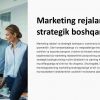 Marketing rejalari va strategik boshqaruv