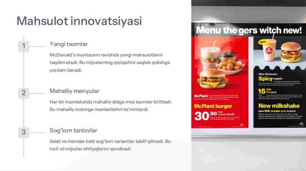 McDonald's marketing strategiyalari: Fast-food sanoatidagi ustunlik - Image 3