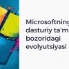 Microsoftning dasturiy ta'minot bozoridagi evolyutsiyasi