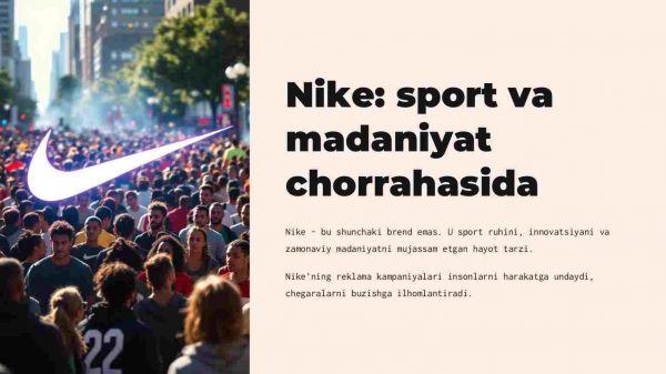 Nike: sport va madaniyat chorrahasida