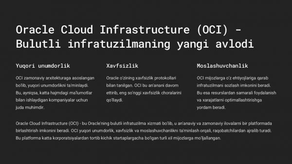 Oraclening bulutli xizmatlar va raqobatbardoshlik strategiyalari - Image 3