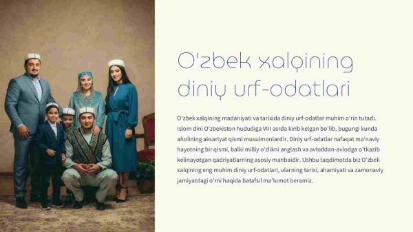 O'zbek xalqining diniy urf-odatlari