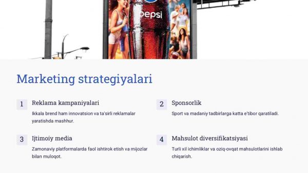 Pepsi va Coca-Cola: brendlar o'rtasidagi raqobat tahlili - Image 3