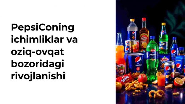 PepsiConing ichimliklar va oziq-ovqat bozoridagi rivojlanishi