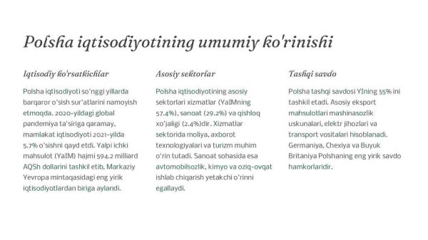 Polsha iqtisodiyoti: sanoatlashtirish va iqtisodiy o'sish - Image 3