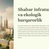 Shahar infratuzilmasi va ekologik barqarorlik