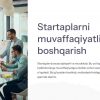Startaplarni muvaffaqiyatli boshqarish