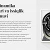 Termodinamika qonunlari va issiqlik almashinuvi