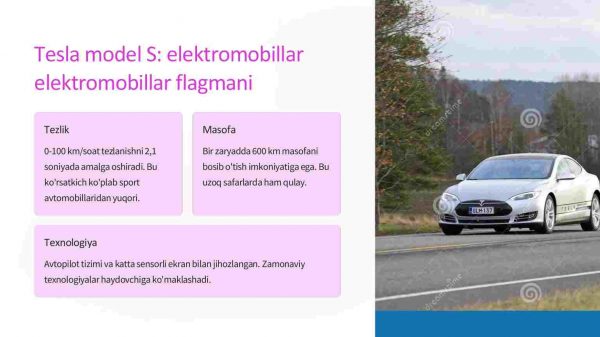 Tesla: elektromobillar va barqaror energiya kelajagi - Image 2