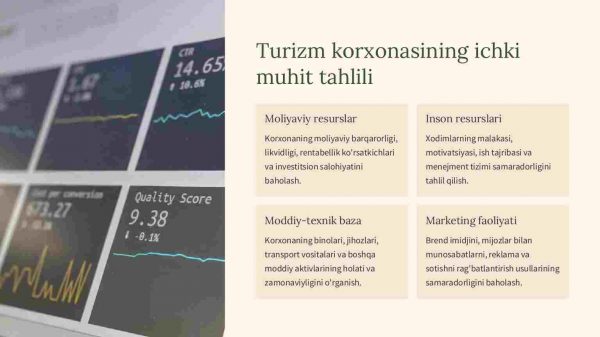 Turizm korxonasi faoliyatini strategik boshqarish - Image 3