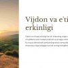 Vijdon va e'tiqod erkinligi